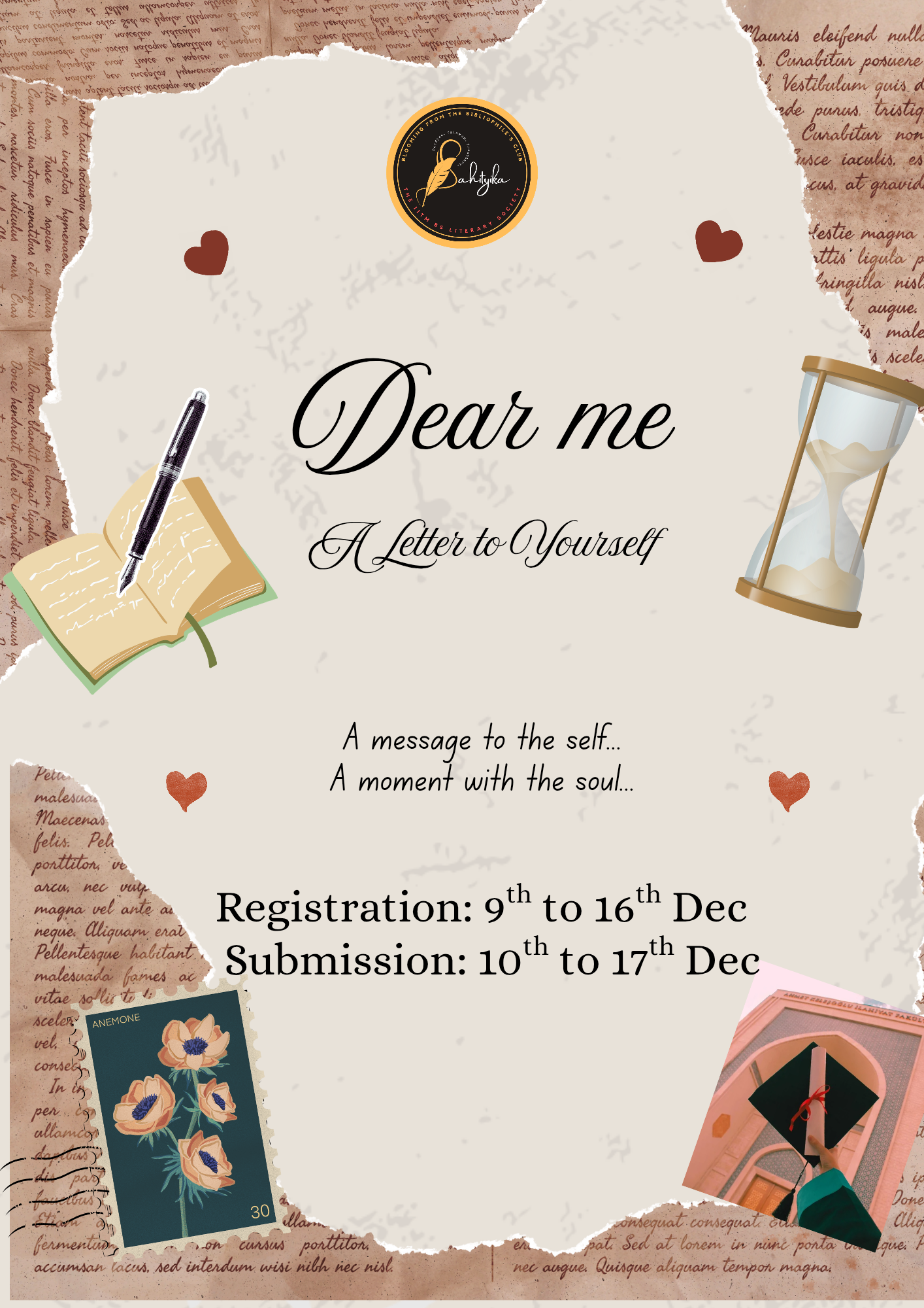 Dear Me: A letter to Yourself poster